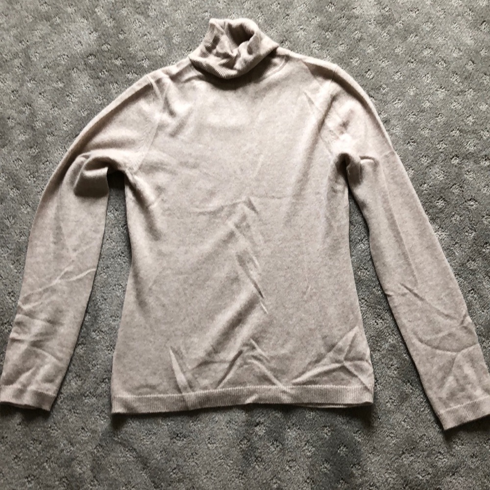 Garnet Hill cashmere turtleneck